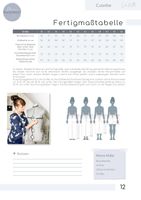 Meine Herzenswelt Damen Schnittmuster Culotte meine Valetta Papierschnittmuster Gr. 32-54