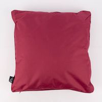 Outdoor Kissen mit Kederumrandung einfarbig cassis pink 45x45cm