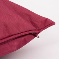 Outdoor Kissen mit Kederumrandung einfarbig cassis pink 45x45cm