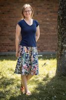 Meine Herzenswelt Damen Schnittmuster Rock Tellerrock Valencia Papierschnittmuster Gr. 32-58