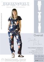 Meine Herzenswelt Damen Schnittmuster Overall Sevilla & Palma Papierschnittmuster Gr. 32-54