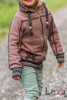 Meine Herzenswelt Kinder Schnittmuster Sweatjacke dein Paco Papierschnittmuster Gr. 74-176