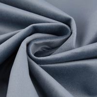 Möbelstoff Polsterstoff Bezugstoff Velour Samtstoff sky blau 1.40m