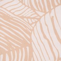 Tischdecke Roja Laub Blätter beige weiß 150x250cm