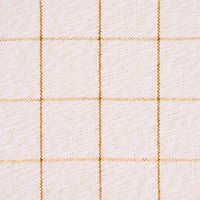 Stoffservietten Tyra Karo aus 100% Baumwolle 4 Stück 40x40cm cremeweiß goldfarbig