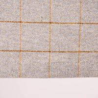 Tischdecke Tyra Karo grau goldfarbig 150x200cm