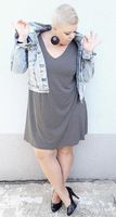Meine Herzenswelt Damen Schnittmuster Kleid Bluse meine Ava Papierschnittmuster Gr. 32-54
