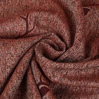 SCHÖNER LEBEN. Tischdecke Jacquard Hirschkopf mit Geweih rotbraun dunkelrot verschiedene Größen