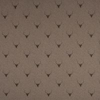 SCHÖNER LEBEN. Kissenhülle Jacquard Hirschkopf mit Geweih braun dunkelbraun verschiedene Größen