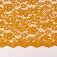 Spitzenstoff floral beidseitige Bogenkante uni in verschiedenen Farben 1.46m Breite