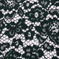 Spitzenstoff floral beidseitige Bogenkante uni in verschiedenen Farben 1.46m Breite