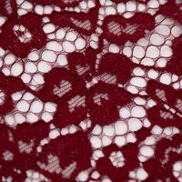Spitzenstoff floral beidseitige Bogenkante uni in verschiedenen Farben 1.46m Breite