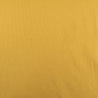 Baumwolljersey Jerseystoff Rib Jersey Rippenstruktur uni 1.45m Breite currygelb