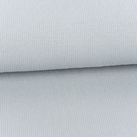Baumwolljersey Jerseystoff Rib Jersey Rippenstruktur uni 1.45m Breite hellblau