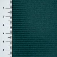 Baumwolljersey Jerseystoff Rib Jersey Rippenstruktur uni 1.45m Breite petrol