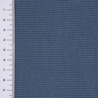Baumwolljersey Jerseystoff Rib Jersey Rippenstruktur uni 1.45m Breite blau