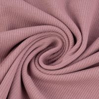 Baumwolljersey Jerseystoff Rib Jersey Rippenstruktur uni 1.45m Breite lila