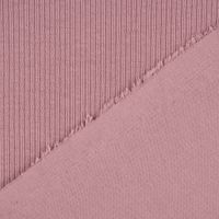 Baumwolljersey Jerseystoff Rib Jersey Rippenstruktur uni 1.45m Breite lila