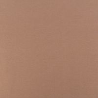 Baumwolljersey Jerseystoff Rib Jersey Rippenstruktur uni 1.45m Breite taupe