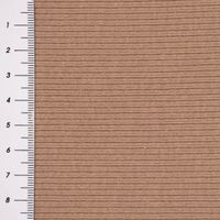 Baumwolljersey Jerseystoff Rib Jersey Rippenstruktur uni 1.45m Breite taupe