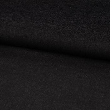 Cord Babycord Jeans Bekleidungsstoff Dekostoff uni schwarz 1.36m