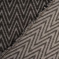 Polsterstoff Dekostoff Flachgewebe Mira Chevron anthrazit grau 1.40m
