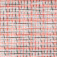 Polsterstoff Dekostoff Flachgewebe Victoria Karo rosa türkis 1.40m