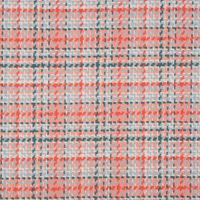 Polsterstoff Dekostoff Flachgewebe Victoria Karo rosa türkis 1.40m