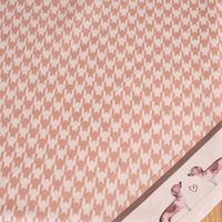 Clayre & Eef Tischdecke Hahnentritt Dackel beige 100x100cm