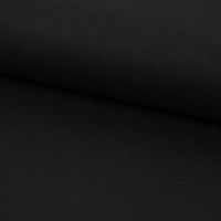 Canvas Baumwollstoff Waterproof wasserabweisend uni schwarz 1.40m Br