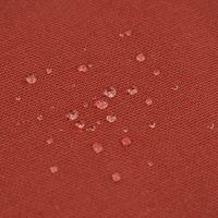 Canvas Baumwollstoff Waterproof wasserabweisend uni terracotta 1.40m Br