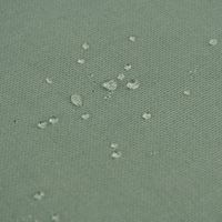 Canvas Baumwollstoff Waterproof wasserabweisend uni old green mint 1.40m Br