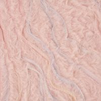 Plüsch Stoff Fellimitat Kunstfell mit Tülleffekten rosa pastell 1.38m Breite
