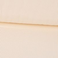 Cordstoff Bubble mit Plüsch Rückseite Doubleface ecru 1.45m Breite