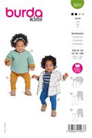 85233-Burda-Schnittmuster-9231-Kinder-Kombination-9231-SB-EU.jpg Schnittmuster burda kids 2 kleinkinder mit jacke mit großen Knöpfen, Hemd und hosen