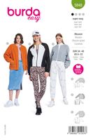 Burda Schnittmuster 5848 Damen Blouson