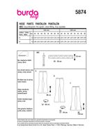 85266-Burda-Schnittmuster-5874-Damen-Hose-5874-back-envelope-EU.jpg Burda Schnittmuster 5874 Damen Hose Details