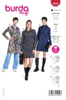Burda Schnittmuster 5854 Damen Kleid
