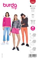 Burda Schnittmuster 5849 Damen Bluse