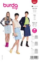 Burda Schnittmuster 5857 Damen Rock