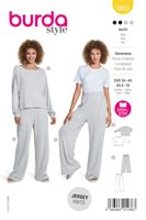 Burda Schnittmuster 5853 Damen Homewear Hose Shirt