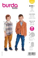 Burda Schnittmuster 9234 Kinder Jacke Weste