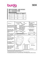 85293-Burda-Schnittmuster-5834-Kinder-Baby-Accessoires--5834-back-envelope-EU.jpg Burda Schnittmuster 5834 Kinder Baby-Accessoires Details