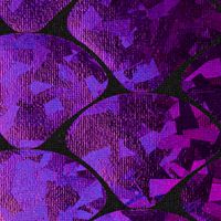 Folienjersey violett Holografie Effekt Schuppen einzeln