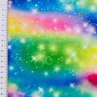 Polyesterstoffe Burlington NEON Clouds Farbverlauf neon 1,5m Breite