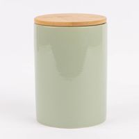 85702-Vorratsdose-aus-Porzellan-mit-Bambusdeckel-Weihnachtsleckerei-Sternschnuppe-gruen-blau-gold-weiss-11x16cm-von-La-Vida-KW37-2023-229467Capture0022.jpg Vorratsdose Rückansicht einfarbig mintgrün