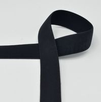 Gummiband elastisch schwarz Breite: 2,5cm