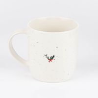 Rückseite Weihnachtstasse Wundervolle Weihnachten Blätterkranz