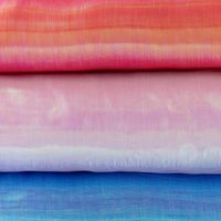 Organza Tüllstoff Farbverlauf Mermaid koralle 1,50m Breite