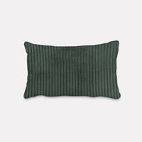 Kissenhülle Breitcord Baby Rib dunkelgrün 30x50cm